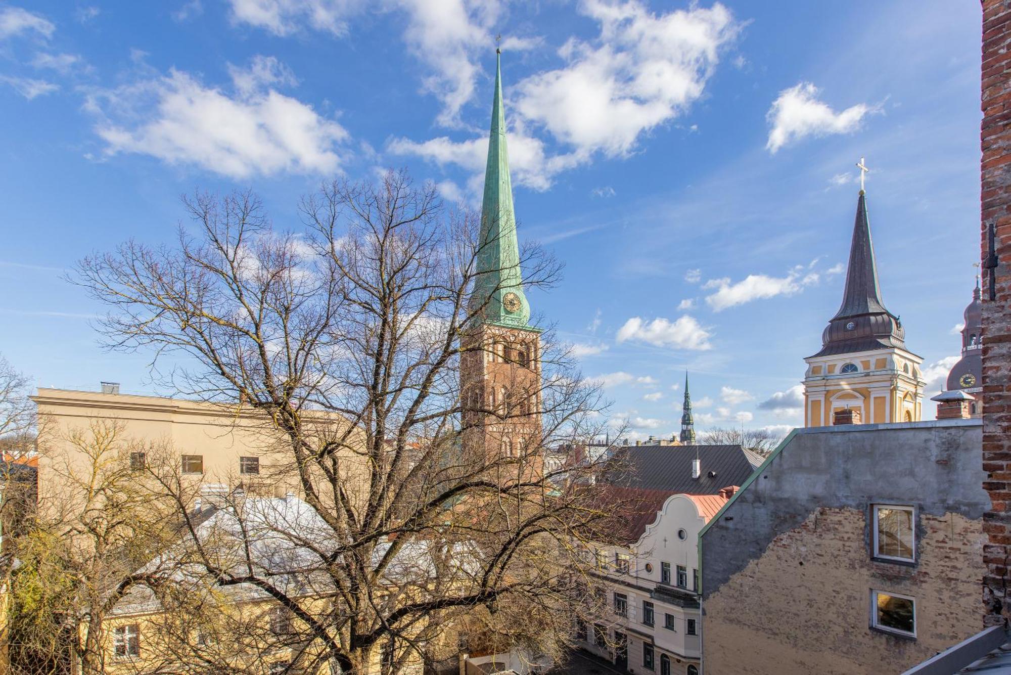 Mansard In Old Town Apartman Riga Kültér fotó